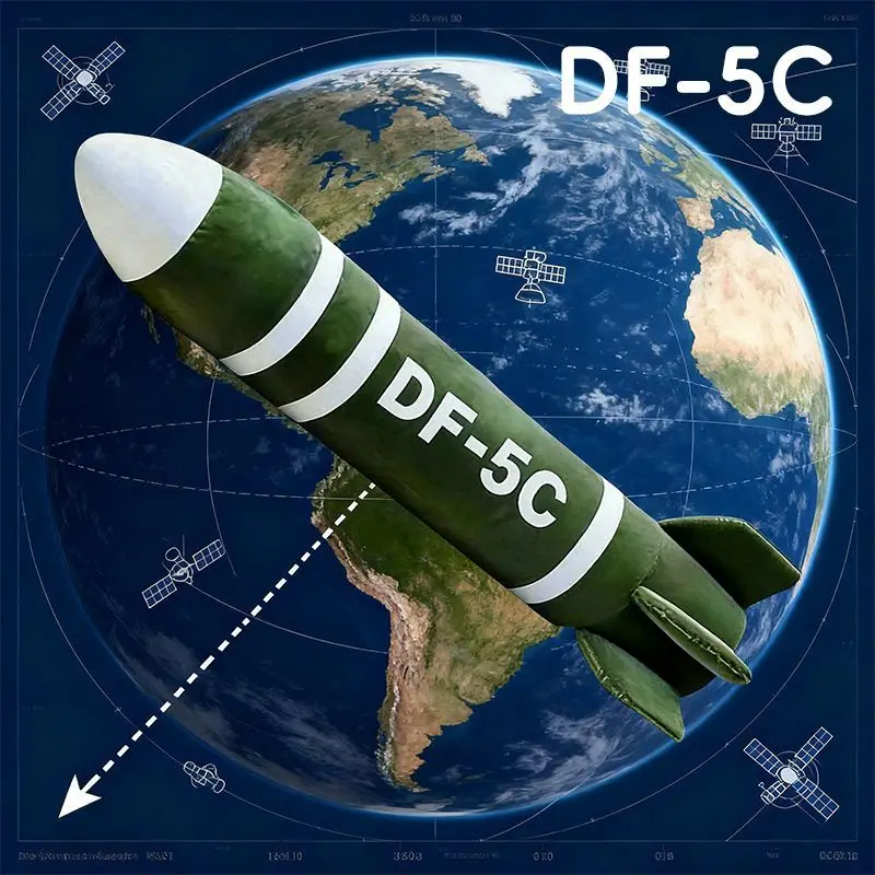 Bread Plush Kawaii Throw Pillows Dongfeng 5C Strategic Intercontinental Missile Pillow Sleeping Long Pillow Girl Birthday Gift