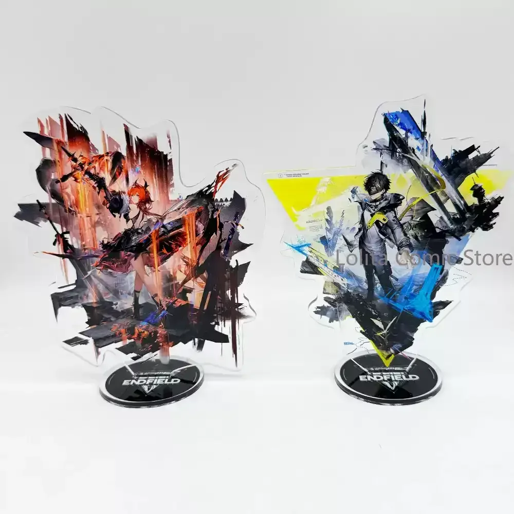 Arknights Endfield: Expositor de Acrílico Pelica, Xaihi, Laevatain, Yvonne - Figura de Mesa para Cosplay de Anime e Jogos