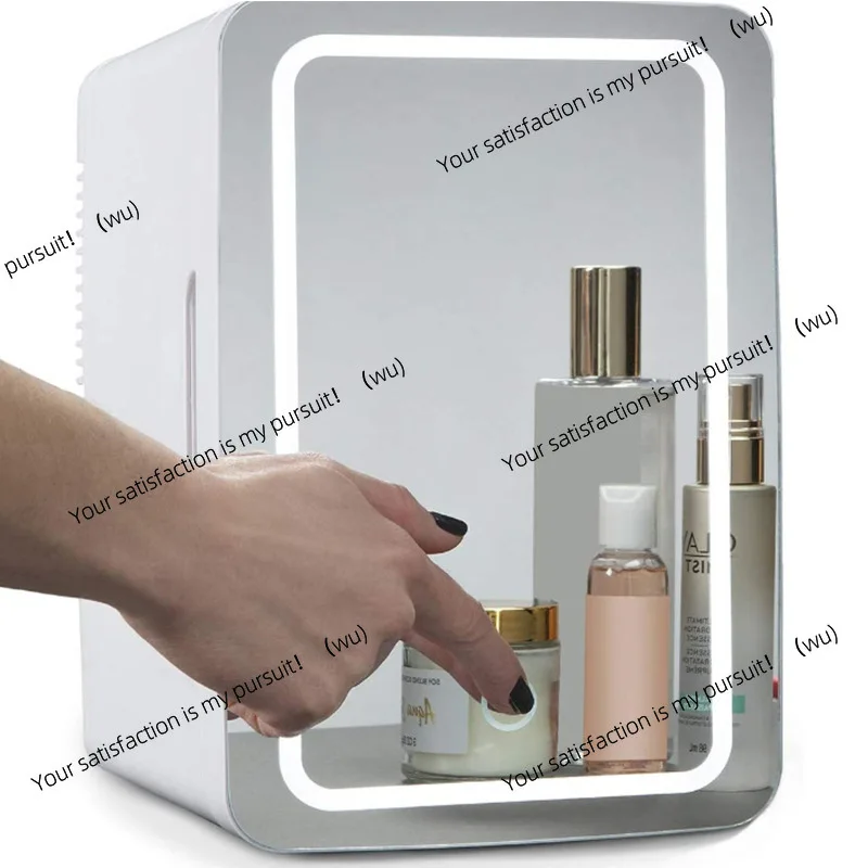 

8L mirror cosmetics small refrigerator fruit drink cooler beauty small refrigerator student dormitory small refrigerator