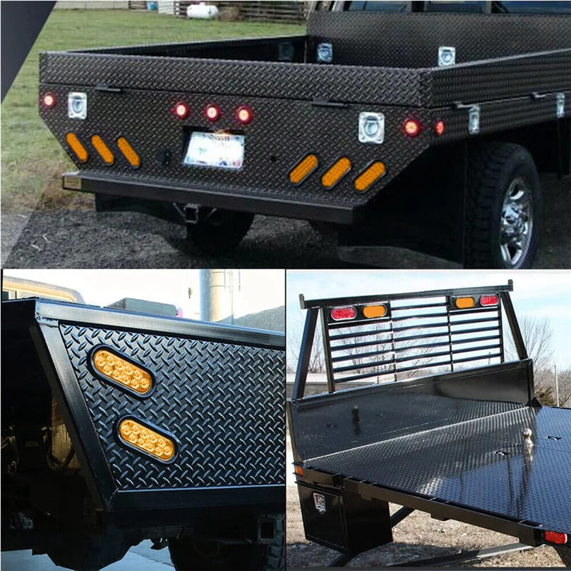 

6-дюймовый светодиодный набор, задний фонарь, указатель поворота, стоп-сигнал, автомобильные аксессуары, красный