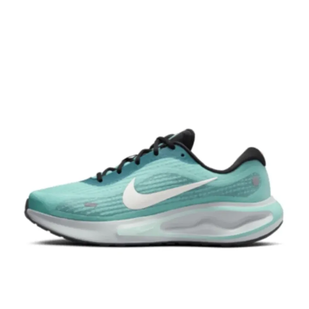 Nike Journey Run Men's and Women's Low Top Running Shoes Cushioned and Slip Resistant Sneakers Blue and Green Colorways