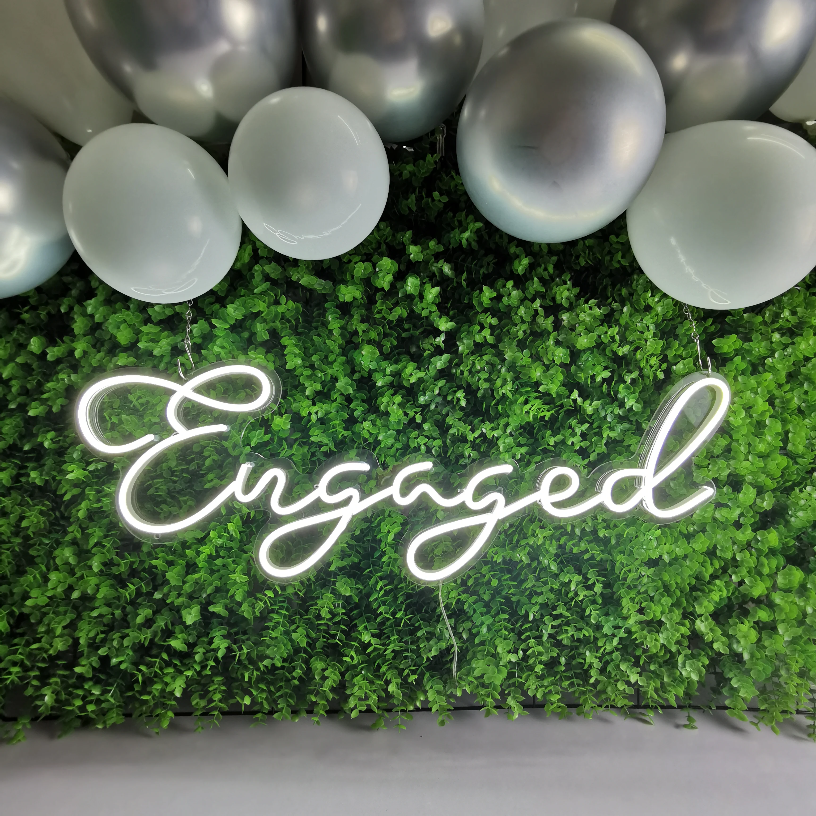 Engaged Wedding Neon Sign Led Light Bedroom Decor Room Art Wall Decoration Home Proposal Gift Party Neon Lights