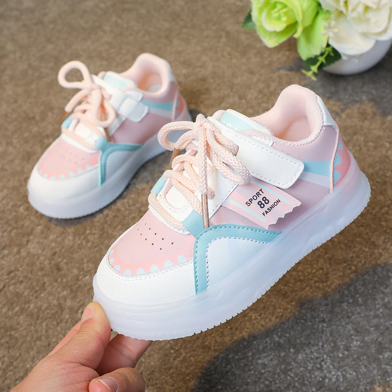 Little Kids Sneakers with Light for All Seasons; Boys and Girls New Fashion  Sneakers Light Weight