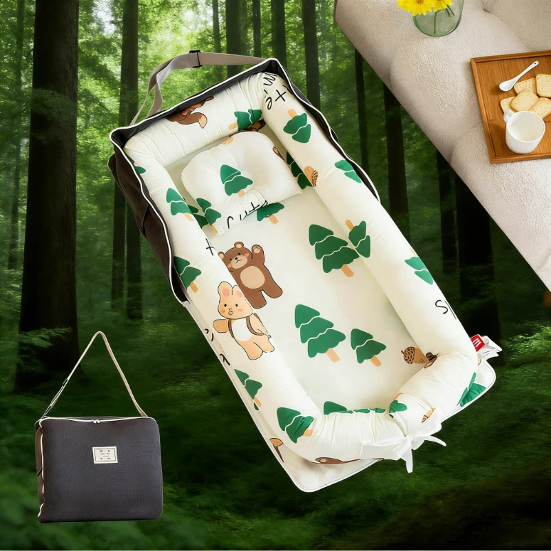

Новая портативная складная детская кроватка-манеж на одно плечо для новорожденных и младенцев, модель 2026 года