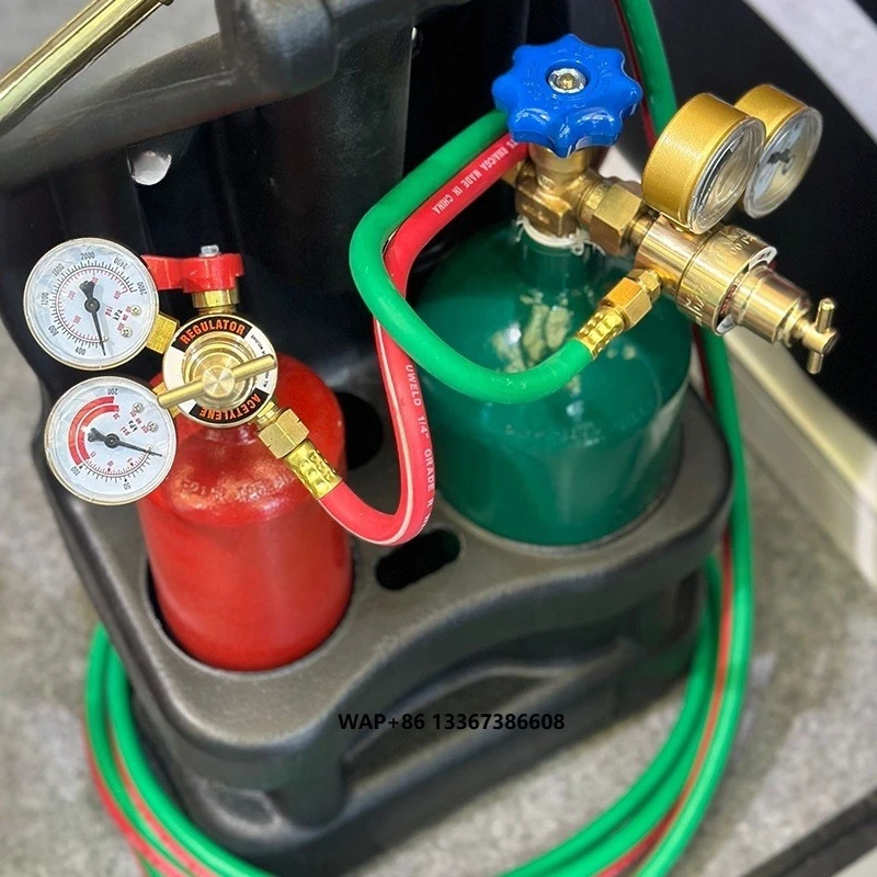 حار بيع المهنية حمل الأكسجين الأسيتيلين الأوكسي لحام قطع الشعلة كيت مع خزان #1