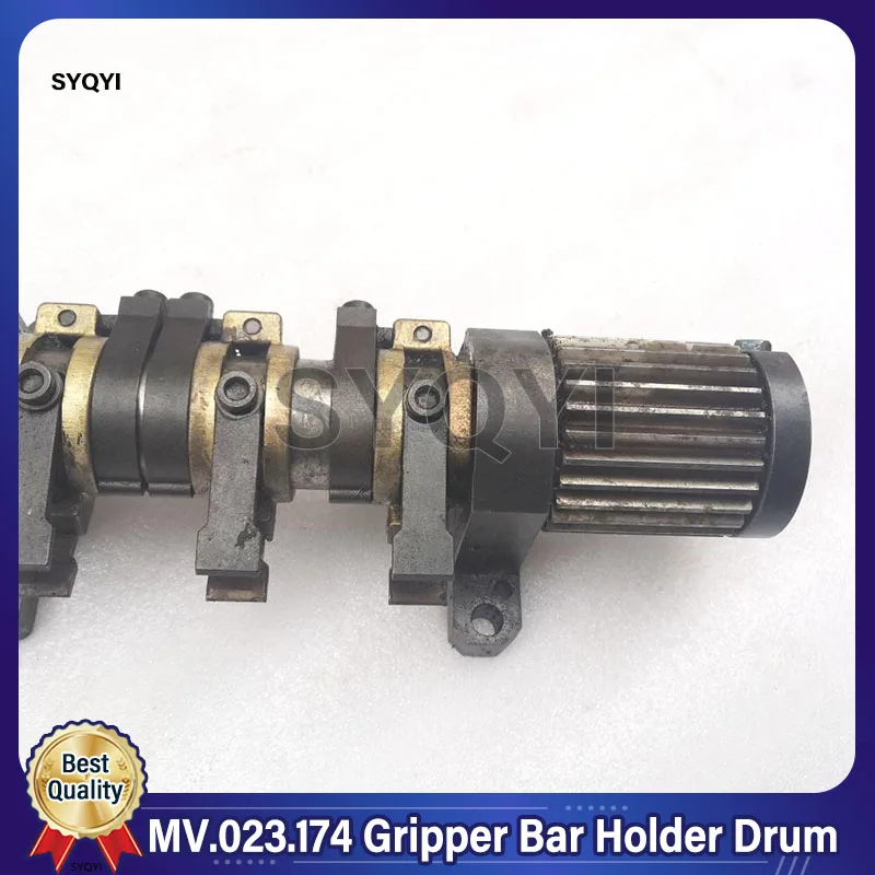 Beat Quality MV.023.174 Gripper Bar Holder Drum For HDM CD74 14 Grippers Heidelberg Parts