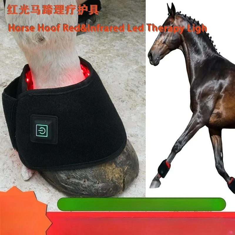 LED Equine Light Care Boots, Equestrian Leg & Hoof Protection Wraps for Horse