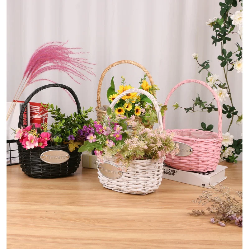 

Fruit Picnic Gift Rattan Storage Willow Basket