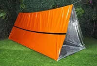 Advanced Survival Rescue Sheet Thermal Reflective Shelter All Weather Protection For Outdoor Wilderness Expeditions