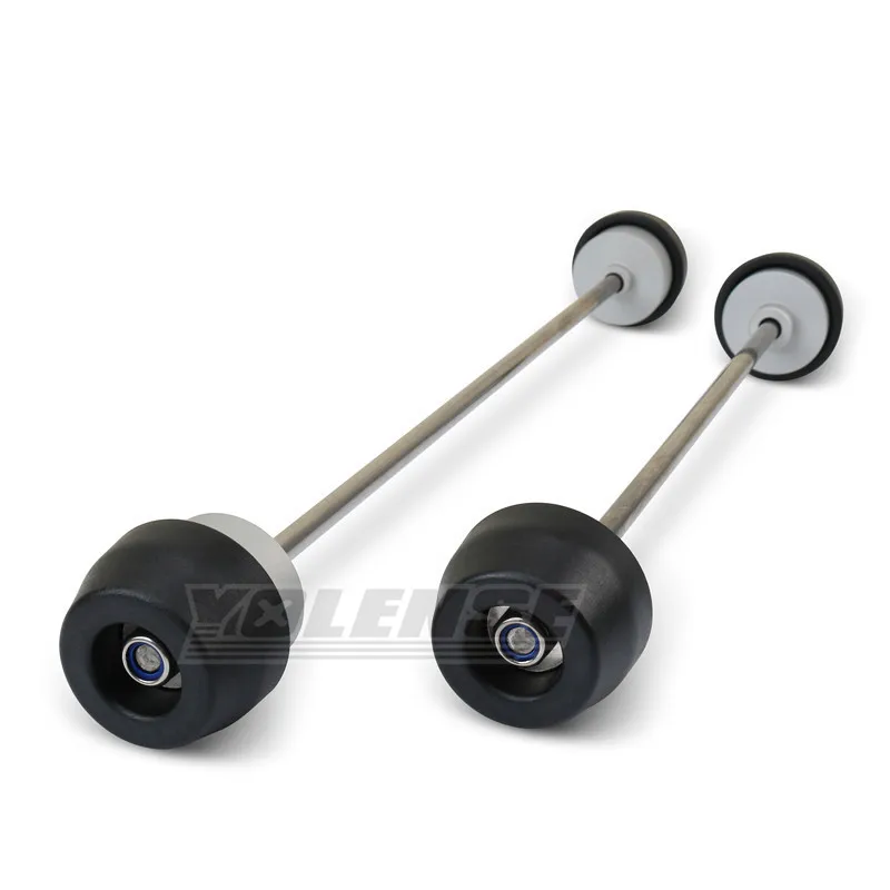 Motorcycle Accessories Front Rear Axle Fork Crash Sliders Wheel Protector Fit For 675SR For 675SR-R