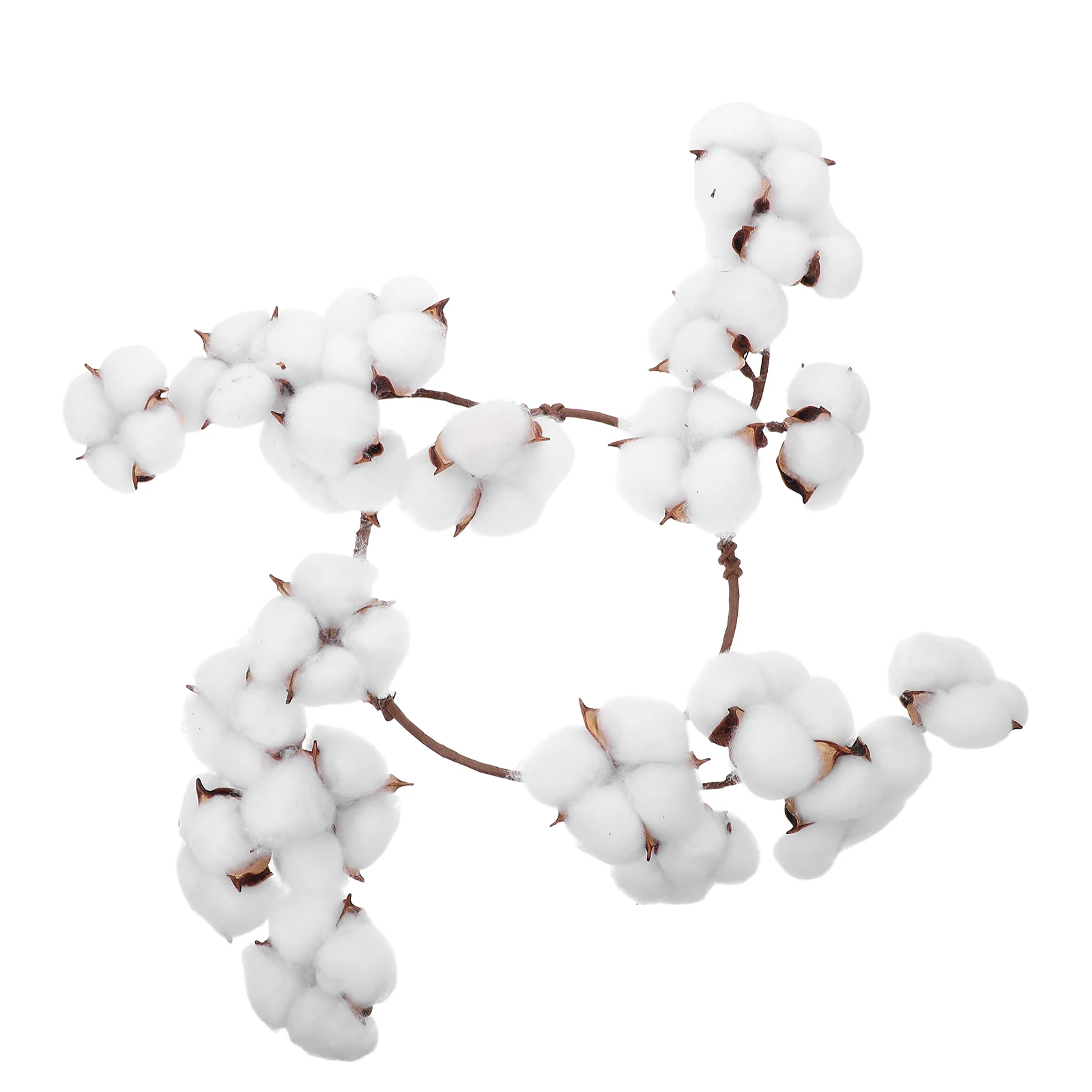 

Simulation Cotton Wreath Natural Wood Farmhouse Decor For Door Wall Window Garden Balcony Christmas Decoration Cotton