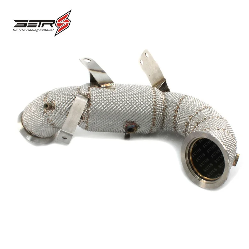 Head Section High flow Pipes Exhaust Pipes branch downpipe Exhaust Pipe with catalyst to Mercedes-Benz Three-Way Catalyst