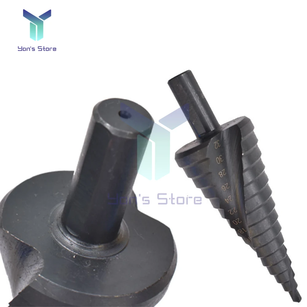 4-20mm 4-32MM HSS Cobalt Step Drill Bit Set Nitrogen High Speed Steel Spiral For Metal Cone Triangle Shank Hole Metal drills