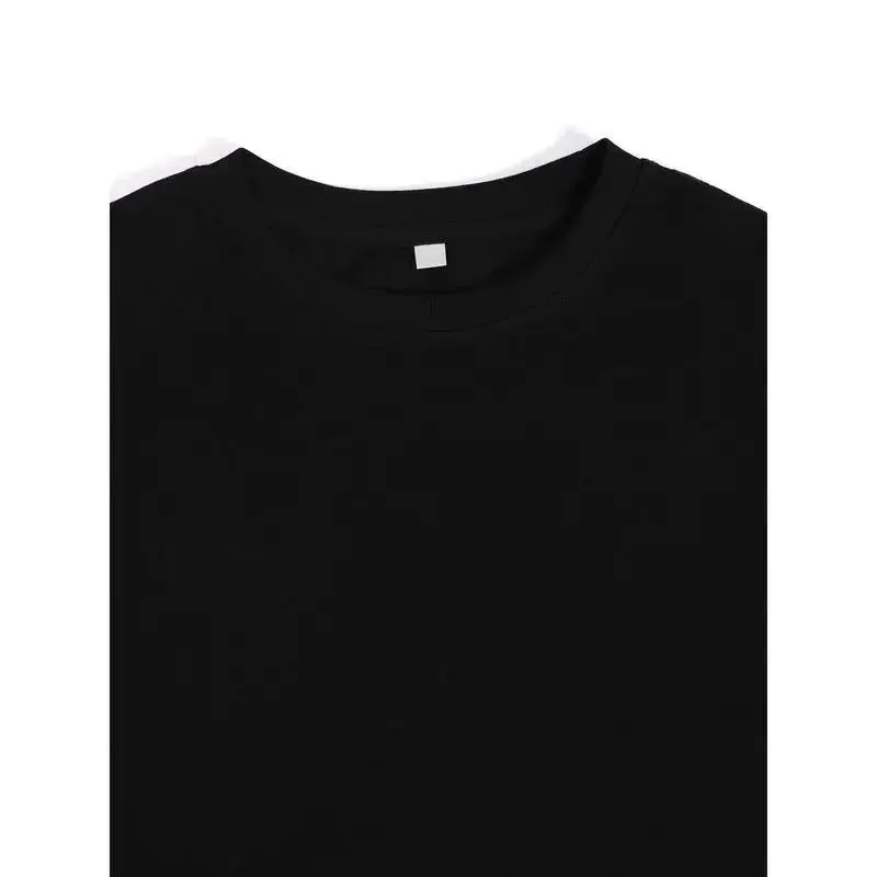 Menswear Round Neck Short-Sleeve Cotton T-Shirt, Funny 