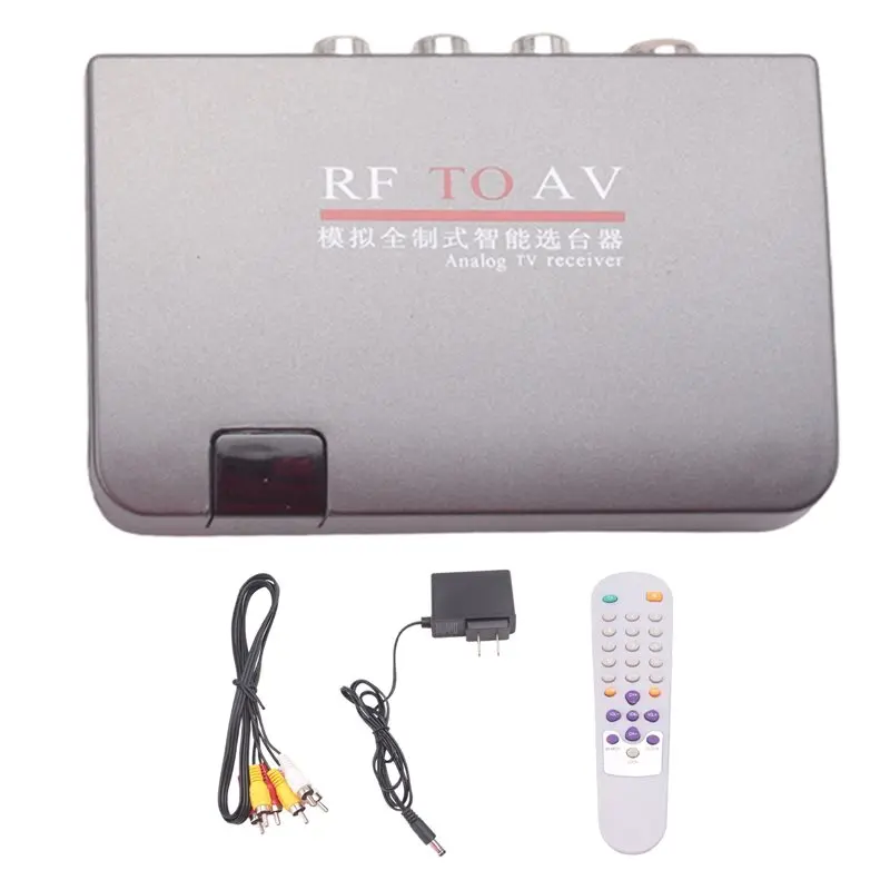 T23C RF To AV Converter,Channel Selector,Booster,Cable TV To Projection TV,Video Port Supports Full System AC110-240V