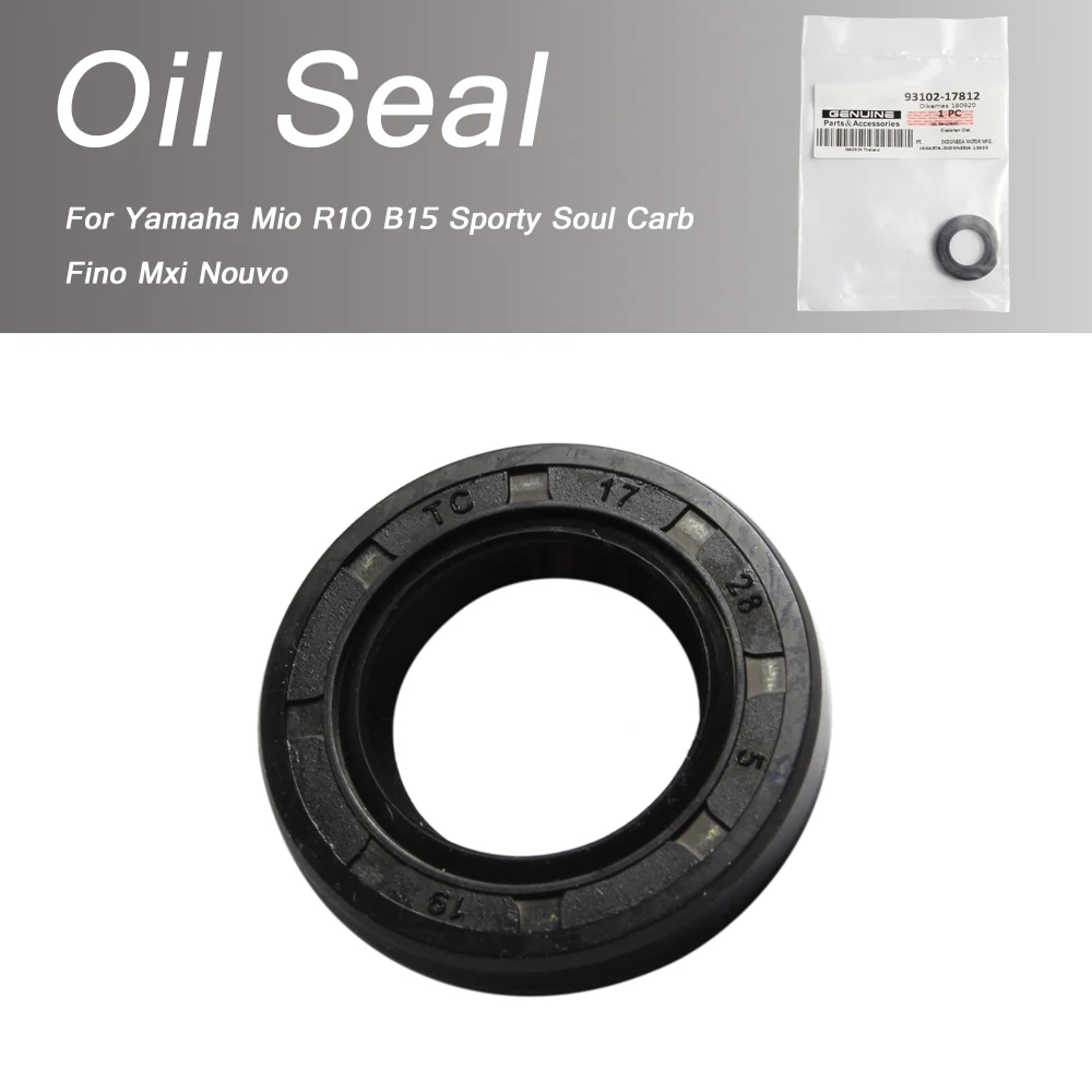 

For Yamaha Mio R10 B15 Sporty Soul Carb Fino Mxi Nouvo Primary Drive Oil Seal 93102-17812