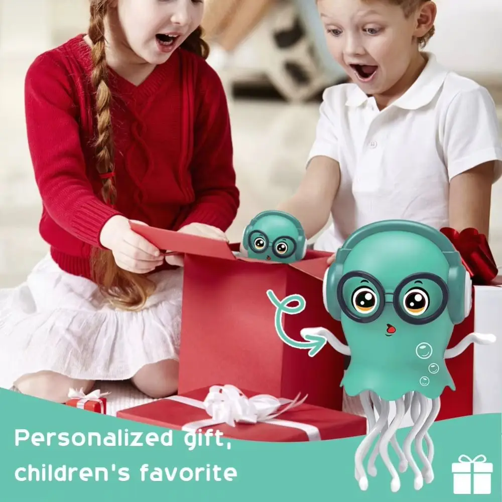 

Plastic Electric Dancing Octopus Toy Interactive Simulation Crawling Interactive Octopus Toy Movable Craft Decor