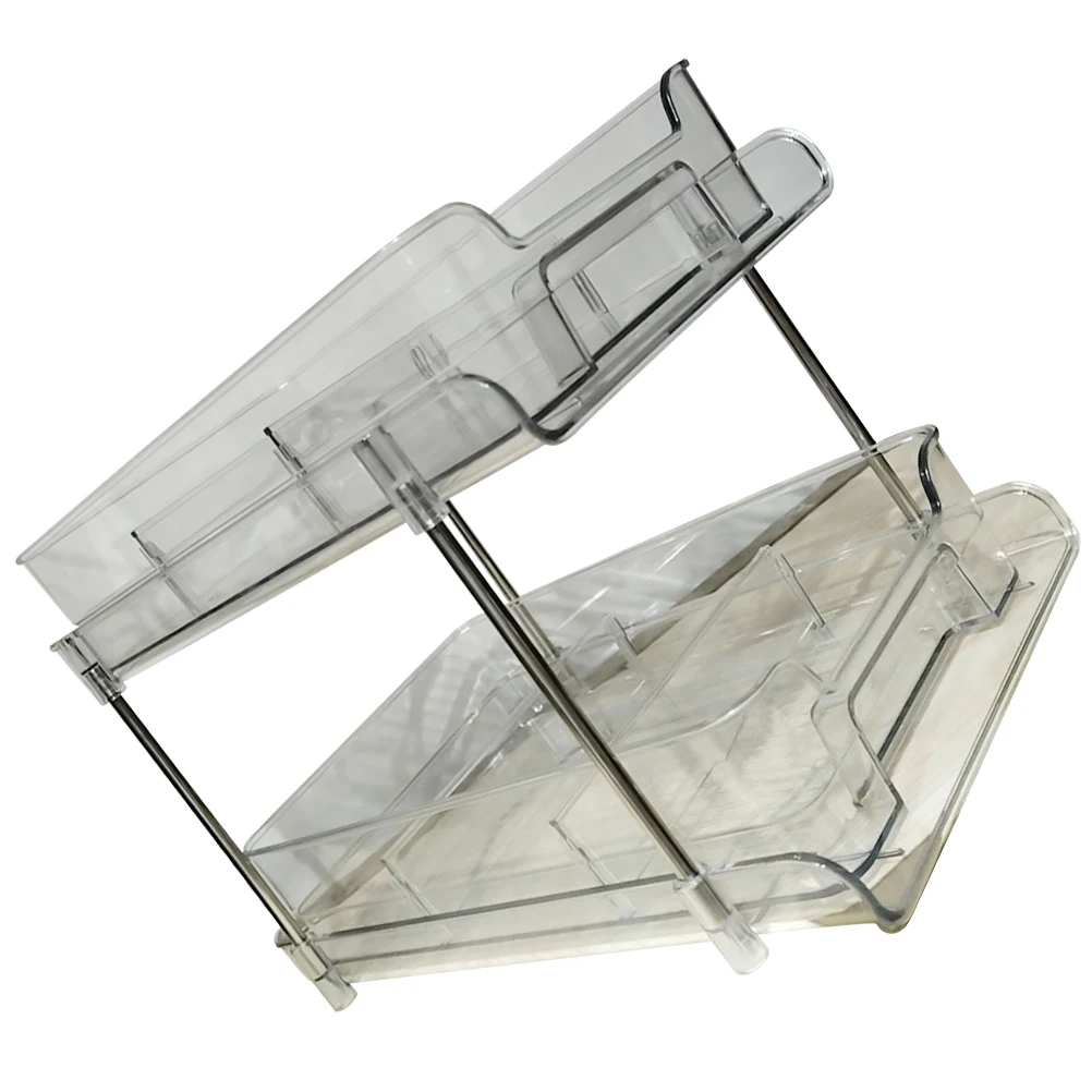 

2 Tier Storage Box 29x21.2x22cm Bathroom Kitchen Under Sink ganizers Vanity Makeup ganizer Double Layer Design
