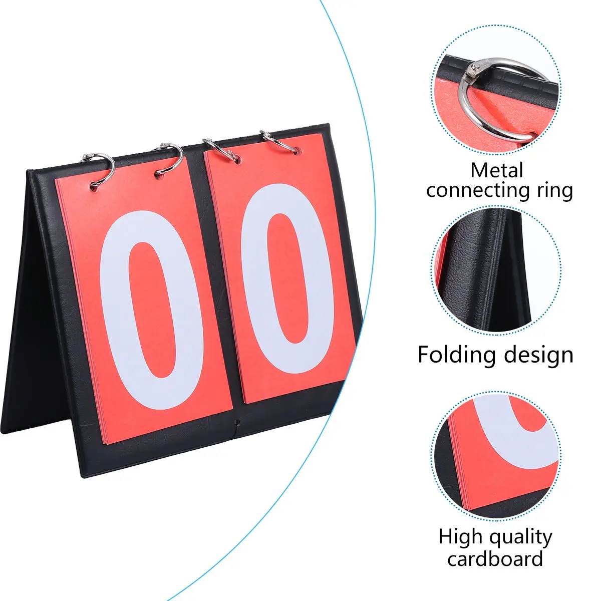 Basketball Scoreboard Manual 2-Digit Score Flipper Double Sided Number Scoreboard for Basketball Score Flipper