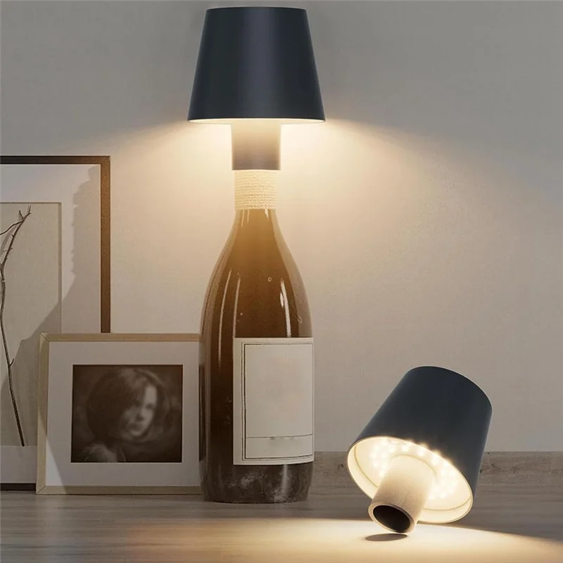 Luce per bottiglia a LED AA86 Luce per bottiglia di vino a LED dimmerabile a 3 colori Luce per bottiglia personalizzata con controllo touch per feste in bar