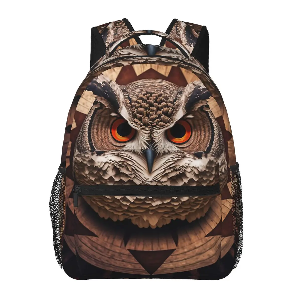 Owl Keeper Of Wisdom Backpack for Girls Boys Travel RucksackBackpacks for Teenage school bag