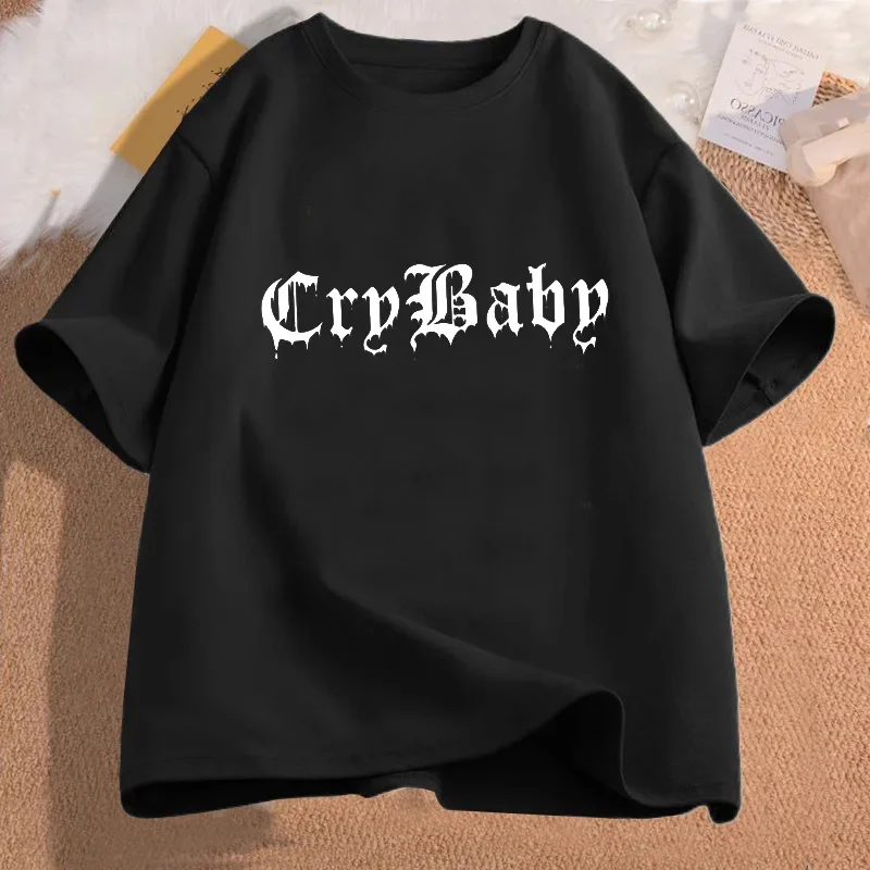 

Lil Peep Cry Baby T Shirt Women Men Cotton Short Sleeve Rapper T-shirt Egirl Clothing Grapaic Tee Hip Hop Tshirt Streetwear