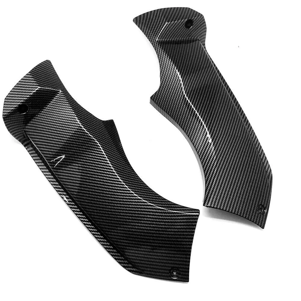 Upper Front Dash Air Intake Cover Carbon Fiber Paint ABS Panels Fairings Frames For Kawasaki Ninja ZX6R ZX 6R 2003 2004 Motor