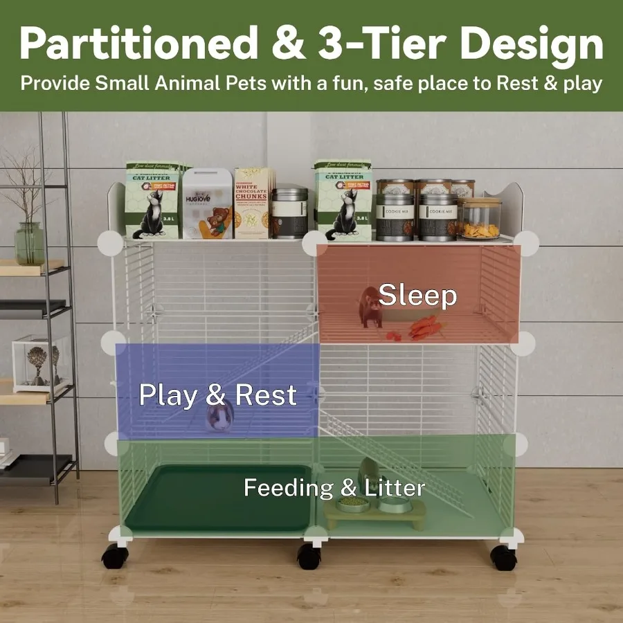 3-Tier Guinea Pig Cage 5