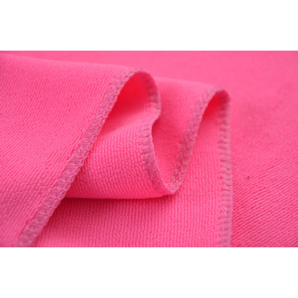 

30x70cm Microfiber Towels Premium Quality Comfortable Touch for Hair Drying Face Cleaning Bathing Washcloth Pink