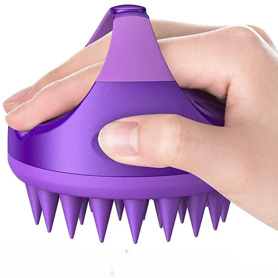 

Scalp Massager Shampoo Brush Hair Washing Scalp Brush Soft Silicone Scalp Massager Hair Comb for Dandruff Removal Shampoo Brush