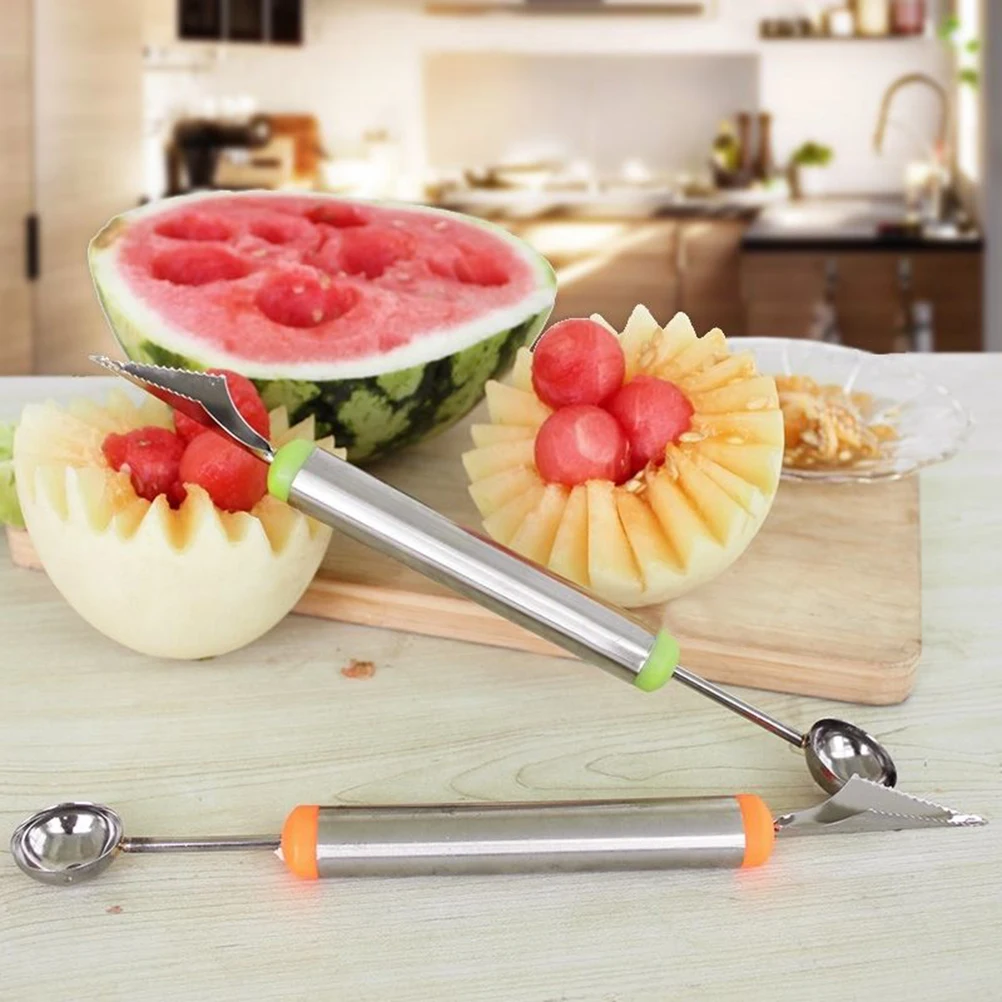 Fruit Platter Carving Knife Melon Baller Spoon Ice Cream Scoop Watermelon kitchen gadgets accessories Slicer Tools