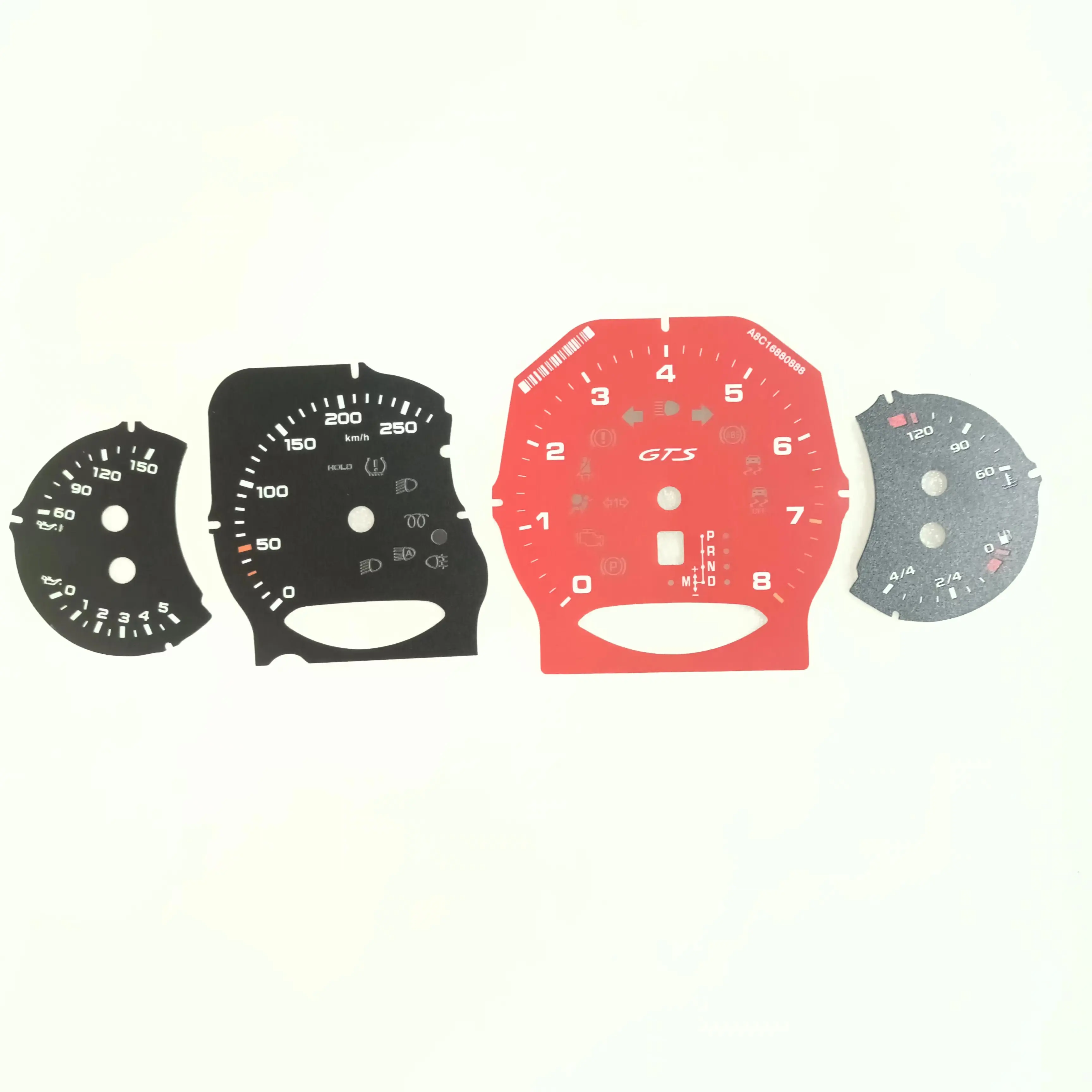 

Лицевой циферблат Speedo Tacho Gauge для Porsche 911 Carrera 991/Cayenne 958 GTS, набор инструментов OVERLAY, 8000 об/мин, 250 км/ч