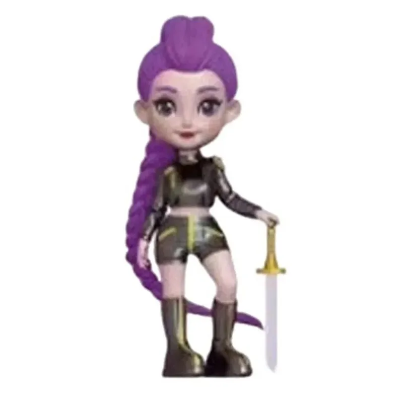 2026 Hot Anime KPop Devil Hunter Doll Vinyl Toy Rumi Mira Zoi Character Vinyl Mask Blind Box Ornament Toy anime figure - Detail 1