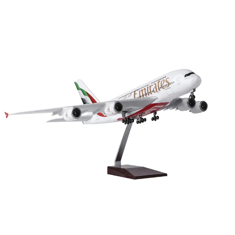 

NEW A380 Emirates Model Plane Toy 1/160 Large Scale Airplane Model for Adult Aviation Enthusiasts Gifts or Decorations