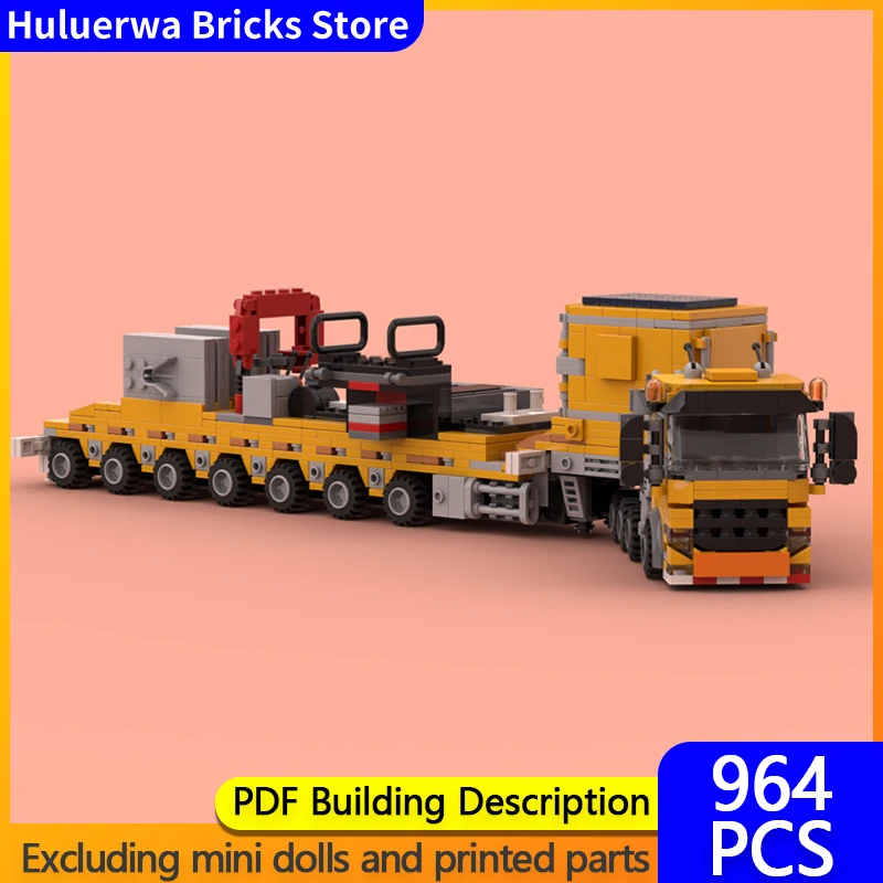

Speed Hypercar Model MOC Building Bricks Heavy-Duty Construction Truck Modular Technology Gifts Holiday Assemble Children Toys