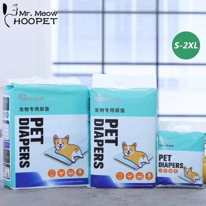 

Hoopet S-2XL Pet Dog Diapers Super Absorbent Diaper for Dogs Pet Dog Cat Soft Disposable Nappies Puppy Physiological Supplies