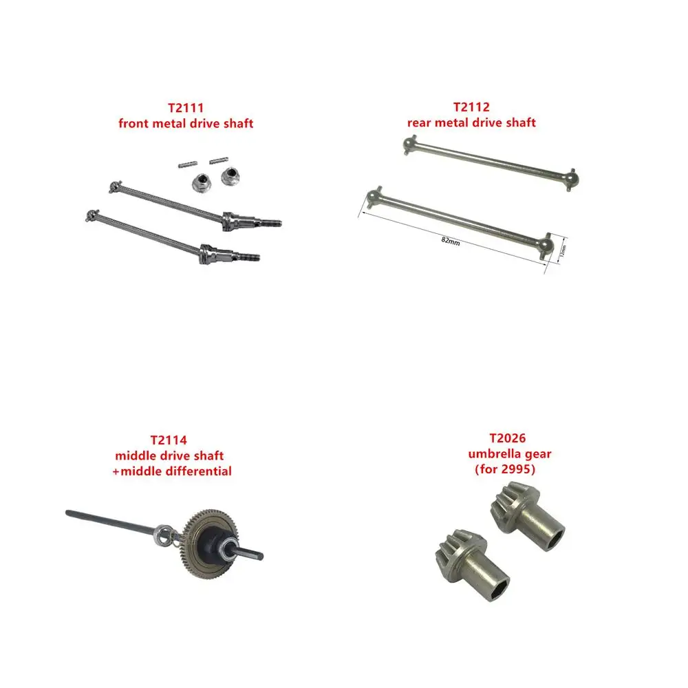 

HBX 2993 2995 Запасные части для радиоуправляемых автомобилей Приводной вал Дифференциал коническая шестерня