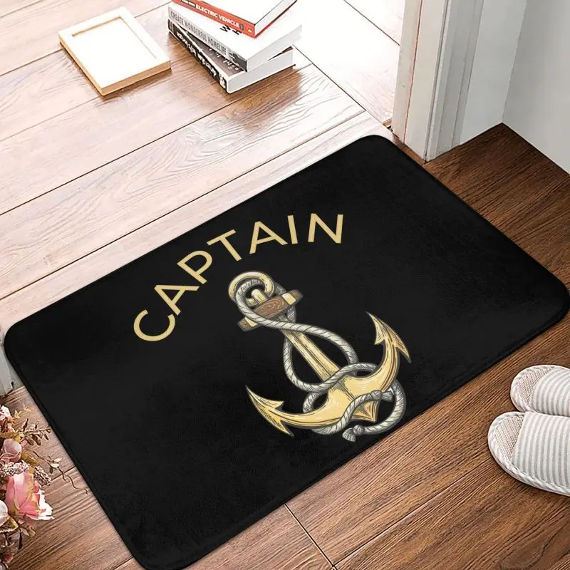 

Custom Nautical Anchor Front Floor Door Entrance Mats Indoor Sailor Adventure Bathroom Kitchen Doormat Garden Carpet Rug