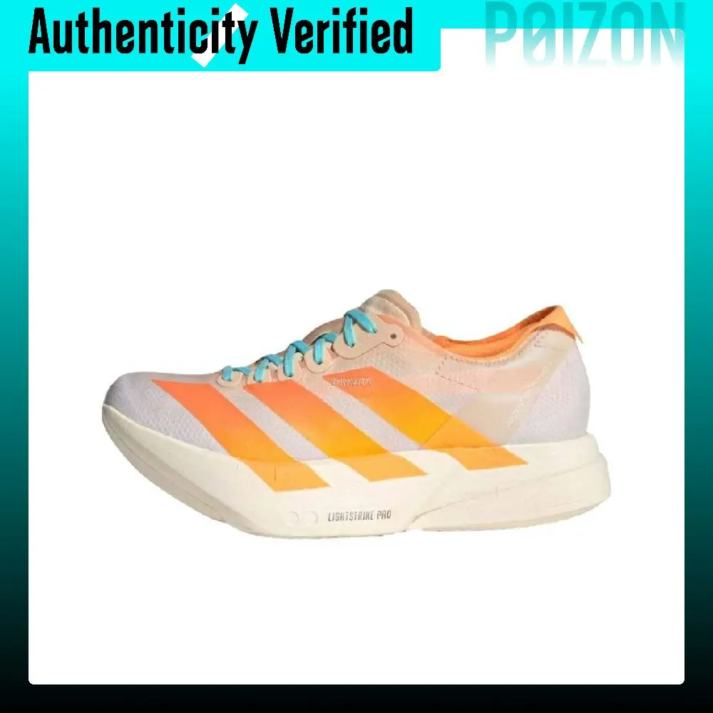 Adidas Adizero Adios Pro 4 Low top Casual Marathon Racing Running Shoes Women's White Orange JR1241