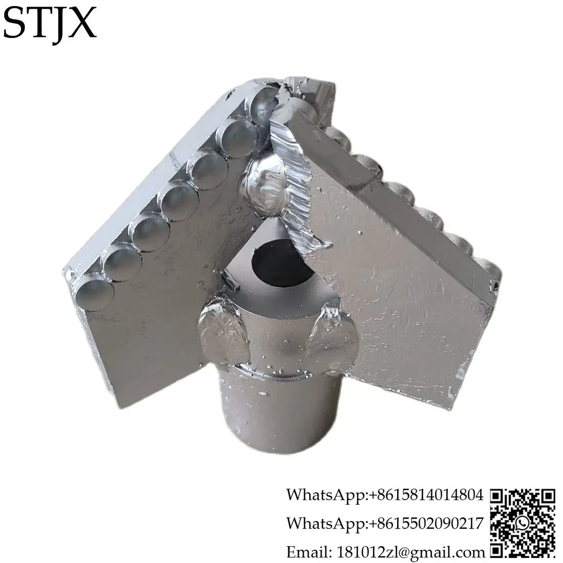 Tri-wing concave coreless scraper composite sheet Tri-wing non-coring drill bit (50 holes) rock drill bit for drill water wells