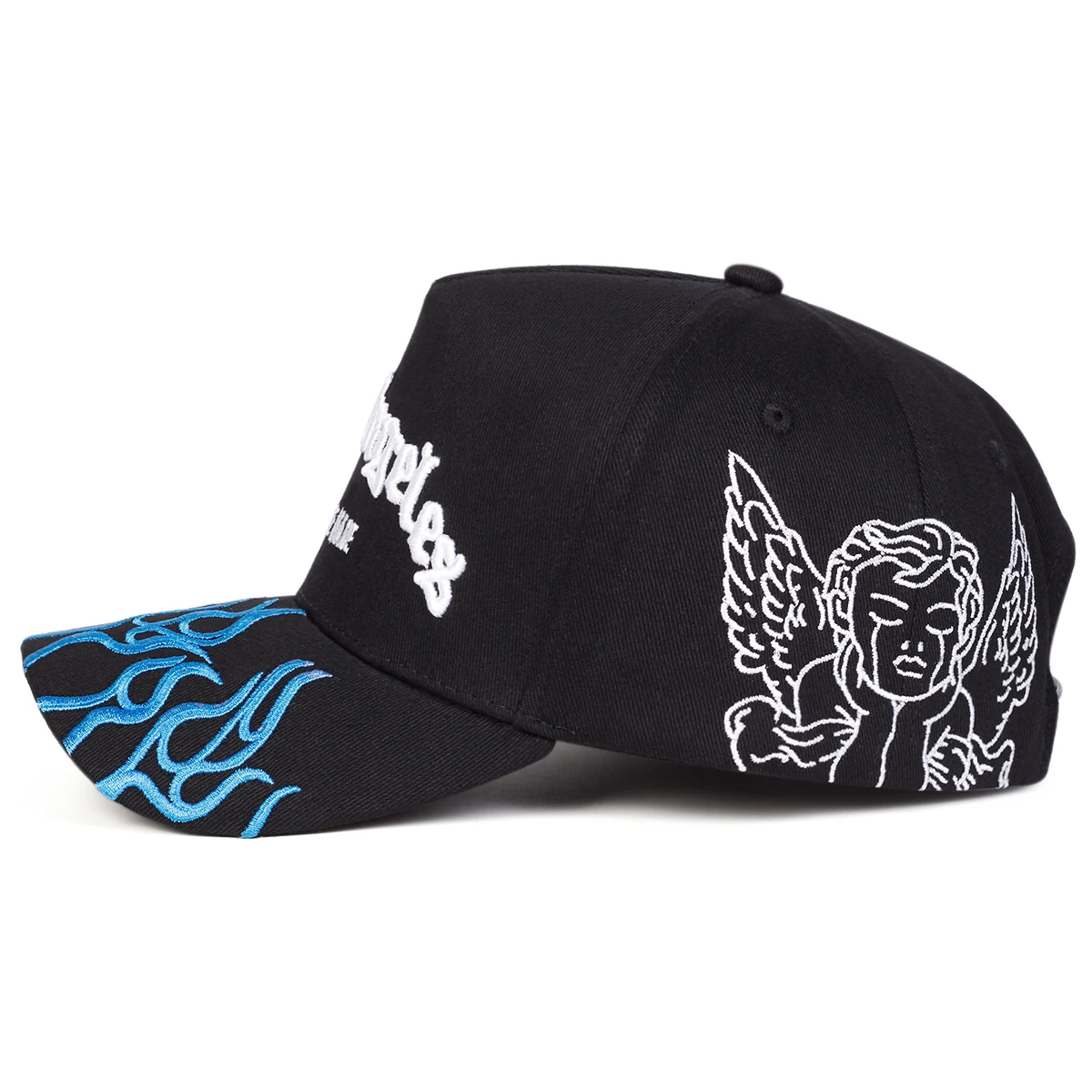 Unisex LOS ANGELES Flames Stickerei Baseball Caps Frühling Herbst Outdoor Einstellbare Casual Hüte Sonnenschutz Hut Sport Kappe – Detail 3