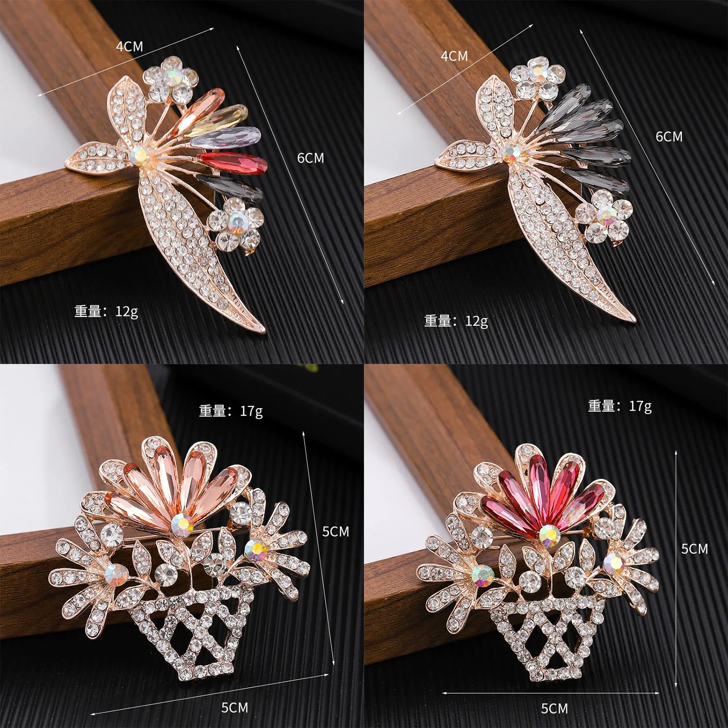 جديد زهرة إكليل فراشة الإبداعية بروش الرجال والنساء الملابس والاكسسوارات #1