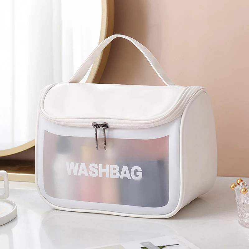 Borsa cosmetica multifunzionale in stile Ins per borsa da lavaggio da donna borsa da nuoto impermeabile portatile custodia da viaggio per la casa