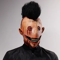 Halloween Fancy Dress Party Demon Killer Horror Mask Cosplay Bloody Scary Skull Latex Helmet Party Costume Props