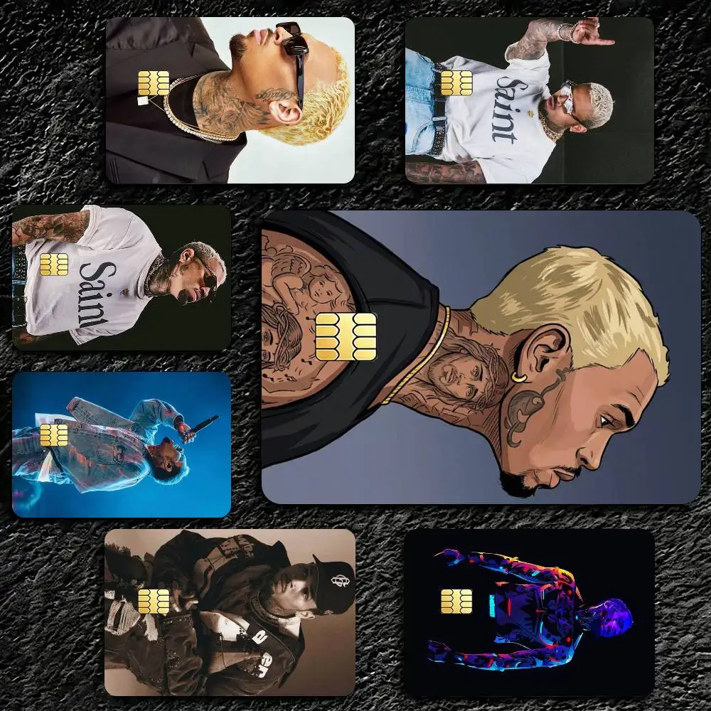 Chris Brown 11 High Definition Matte PVC Film Tape | For Credit Card, Debit Card Stickers & Gift Decoration
