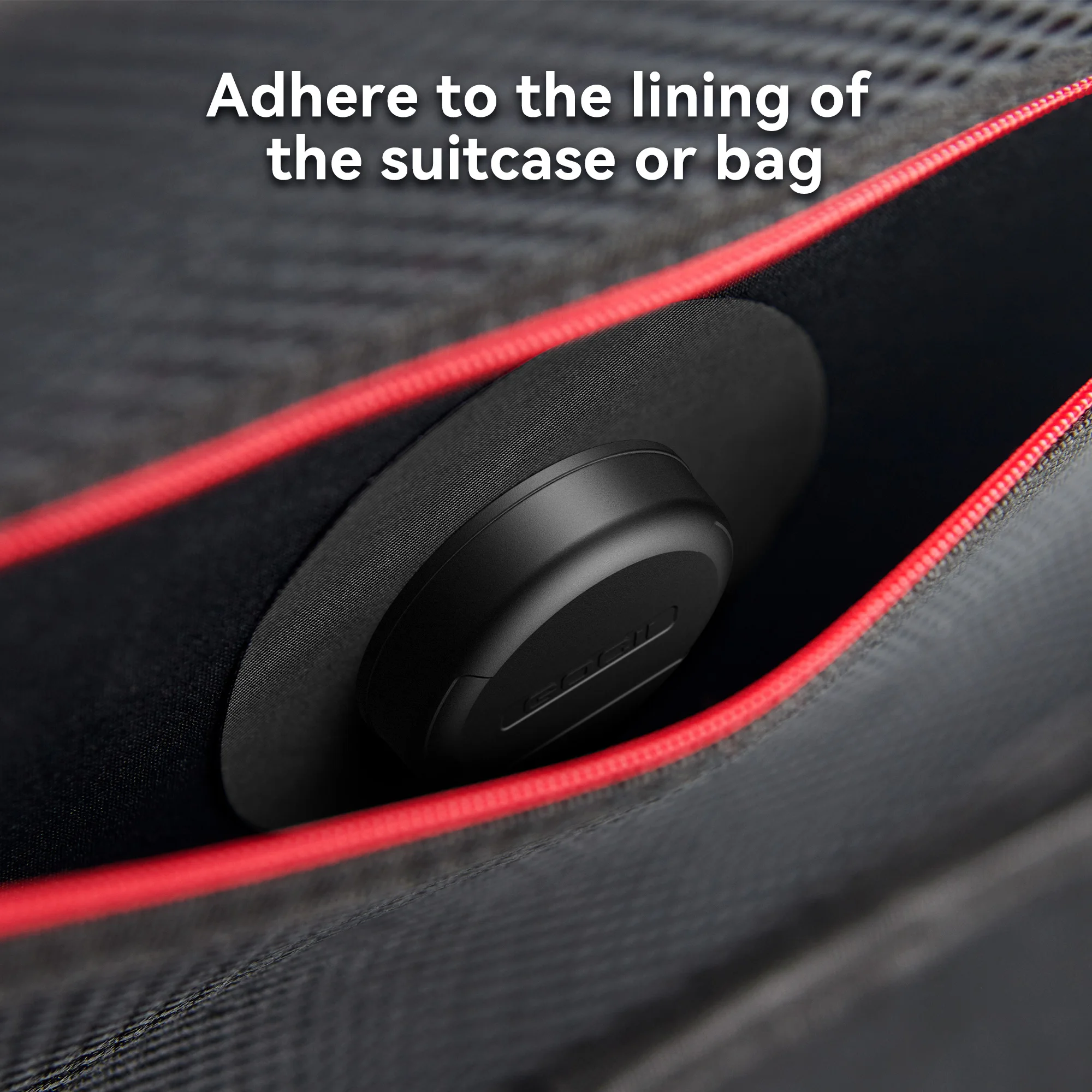 For Apple AirTag Case with Adhesive Sticker AirTags Fabric Holder GPS Tracker Hidden Holder for Luggage,Backbag, Suitcases image 3
