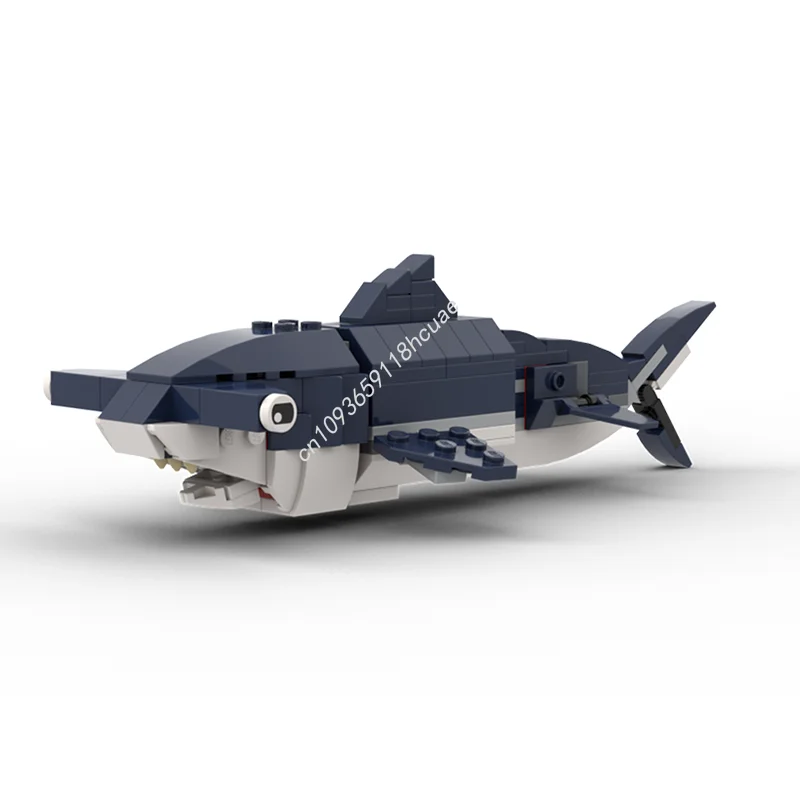 

159pcs MOC Creator 3 1 Hammerhead Shark Model Building Blocks Architecture Creative Christmas Gift DIY Education Toy Idea
