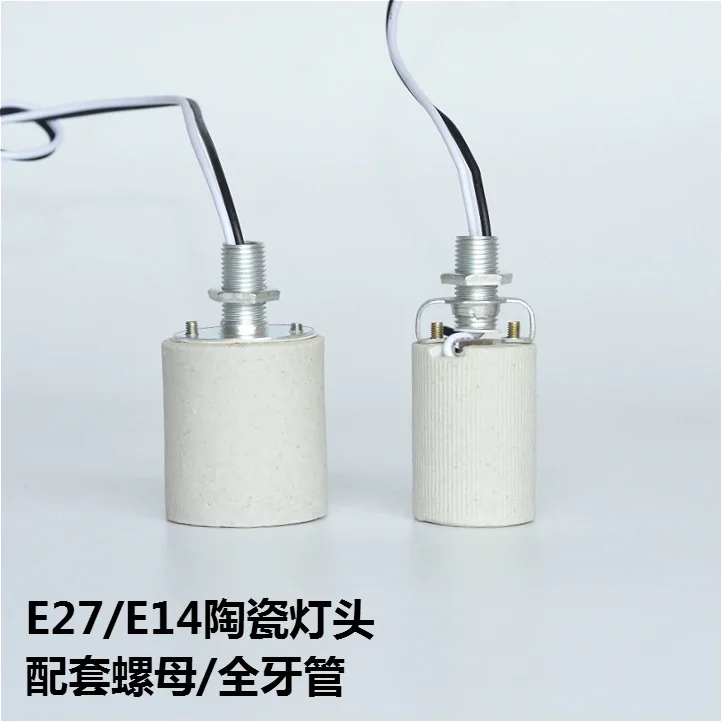 E27 Schroefdop Lamphouder E14 Socket Keramische Lamphouder Hoge Temperatuur Keramische Lamp Hanglamp Wandlampen Ceiacmi Lampvoet