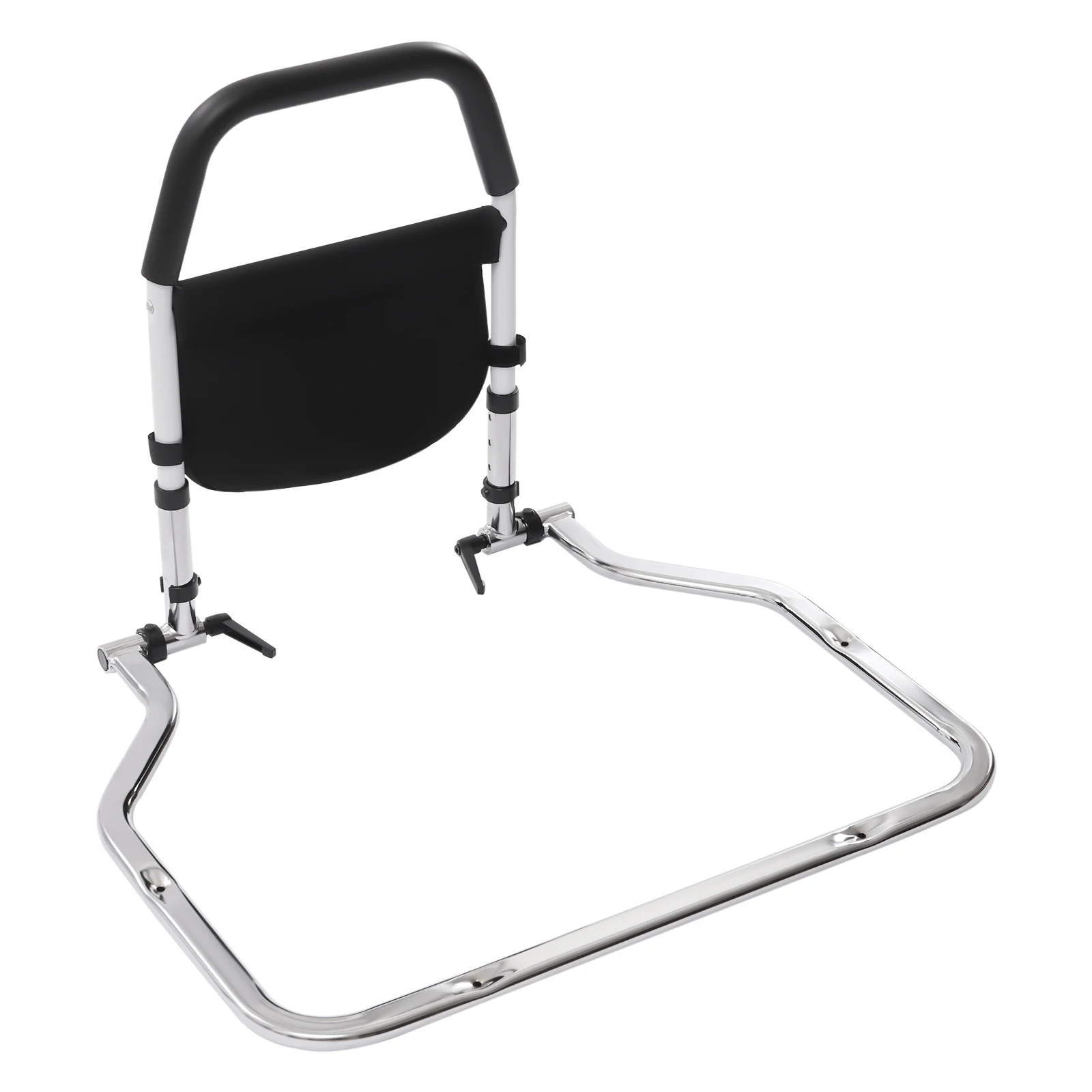 Bedrail Voor Ouderen Bed Reling Opvouwbare Leuning Steun Rails Bed Zijbescherming Met Organizer Roestvrijstalen Bed Bewaker