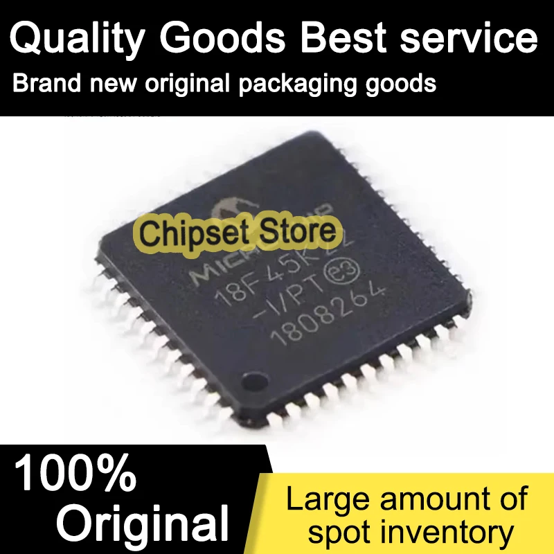 PIC18F45K22-I/PT PIC18F45K22 I PT TQFP 100% منتج جديد